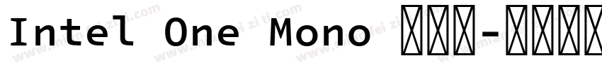 Intel One Mono 英特尔字体转换